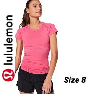LULULEMON Pink Swiftly Tech Tee Size 8​